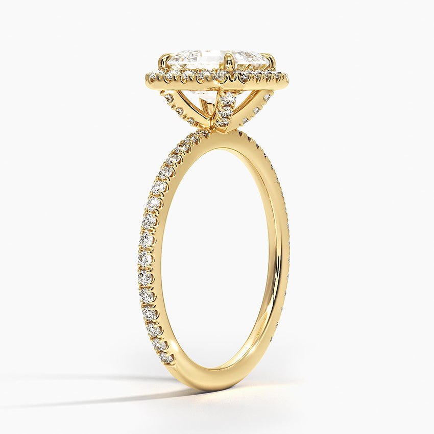 Halo Pave Ring