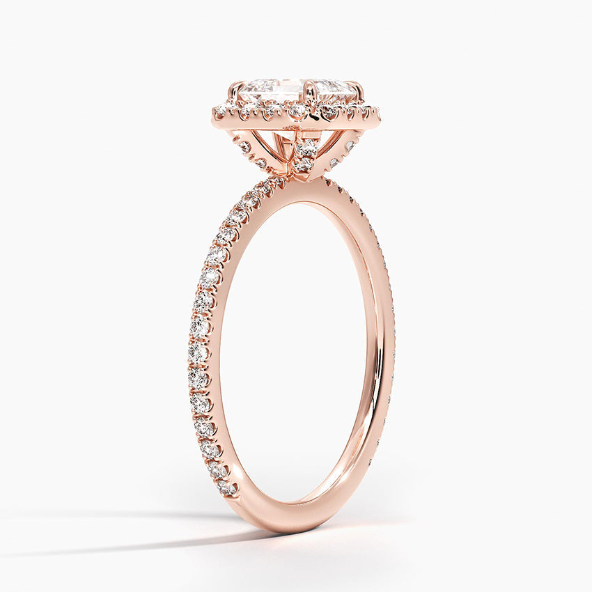 Halo Pave Ring