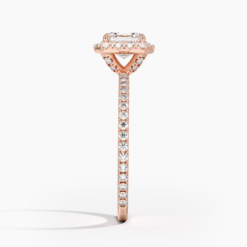 Halo Pave Ring