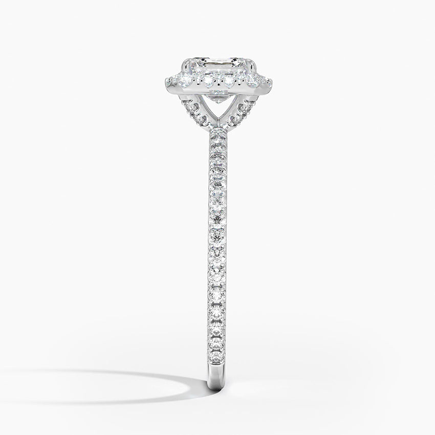 Halo Pave Ring