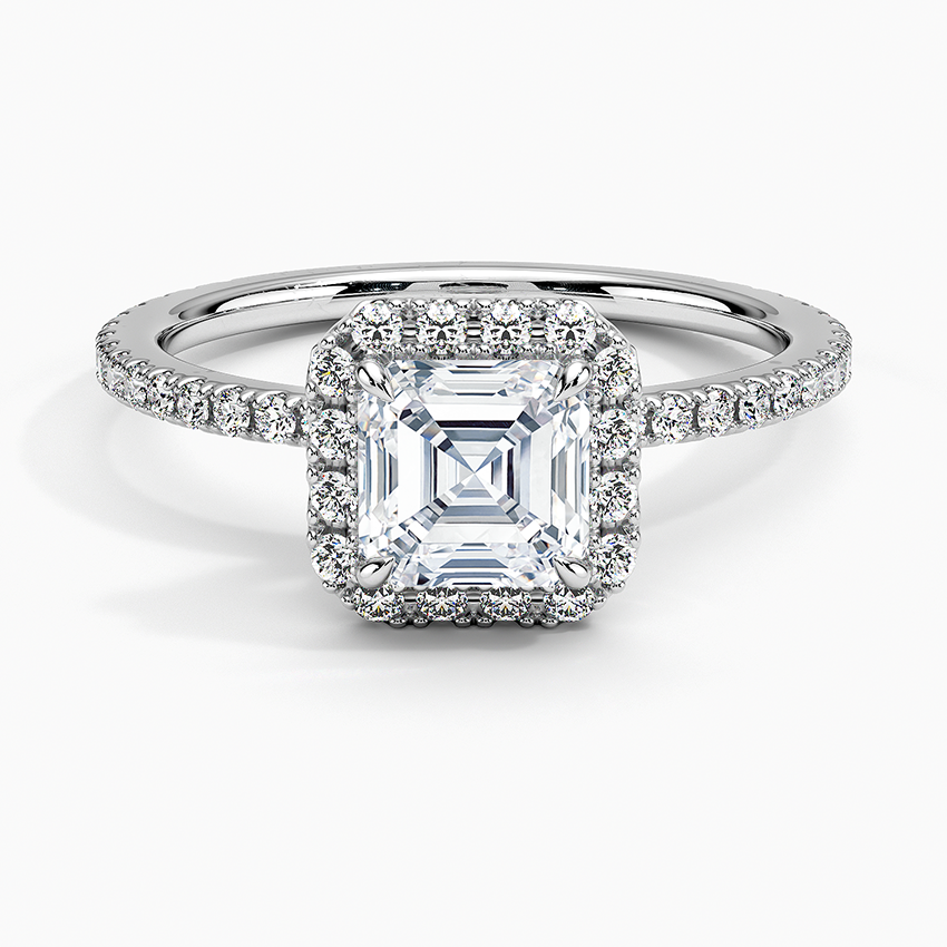 Halo Pave Ring