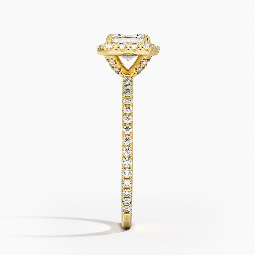 Halo Pave Ring