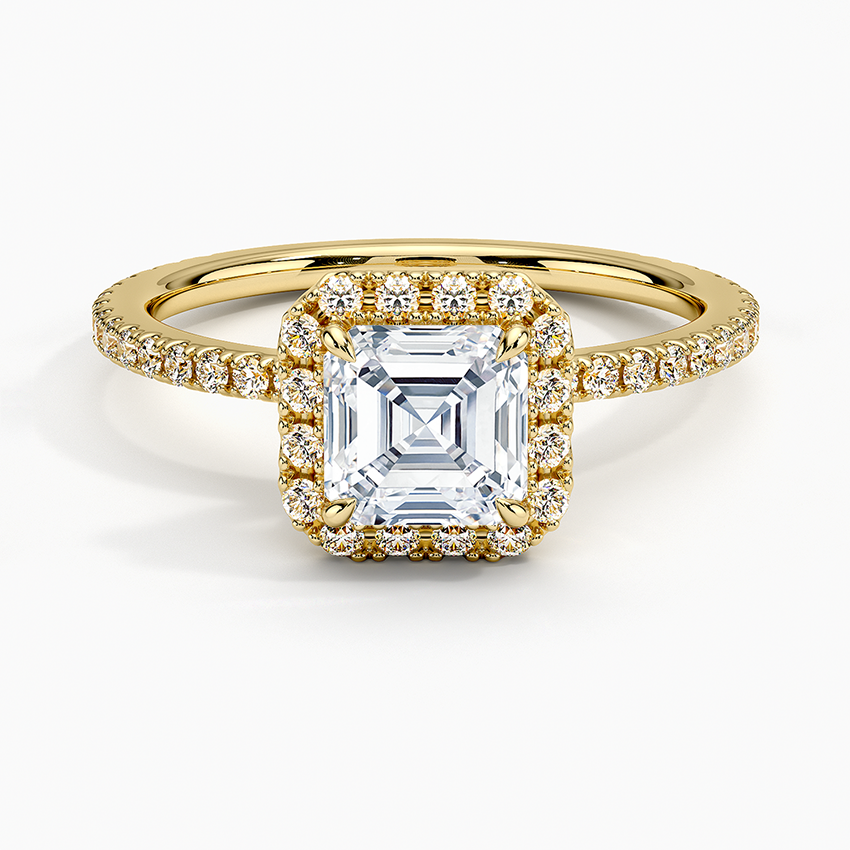Halo Pave Ring