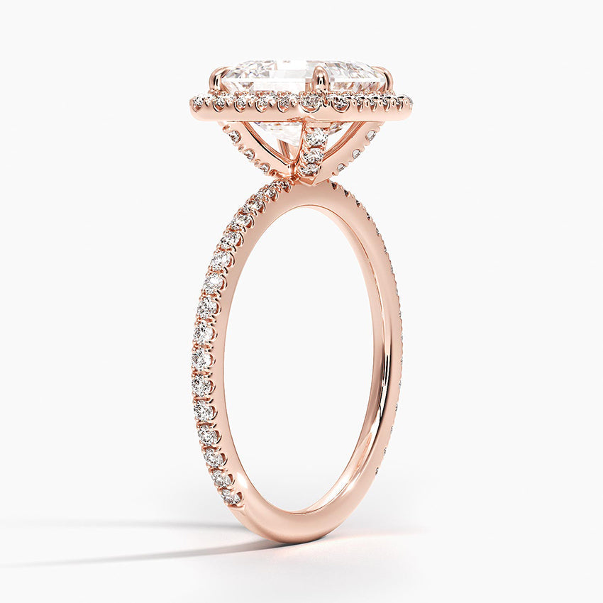 Halo Pave Ring