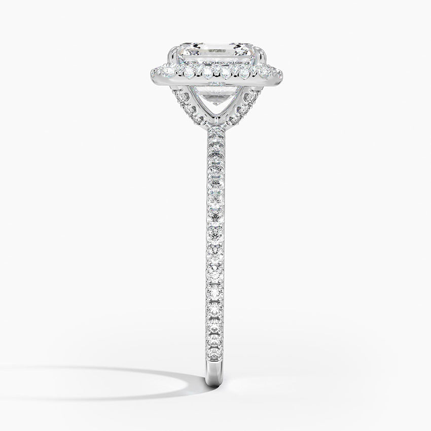 Halo Pave Ring