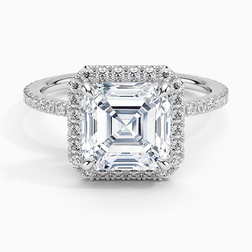 Halo Pave Ring