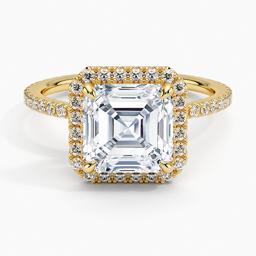 Halo Pave Ring