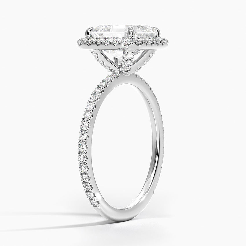 Halo Pave Ring
