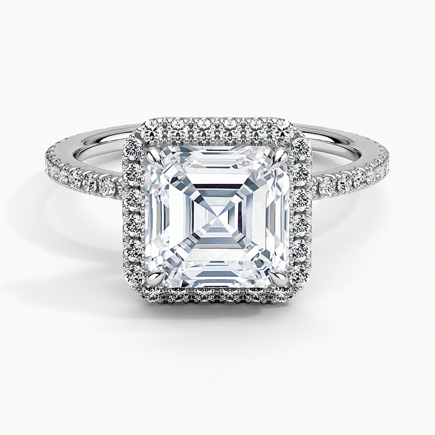 Halo Pave Ring