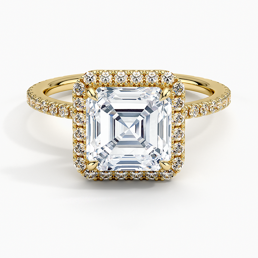 Halo Pave Ring