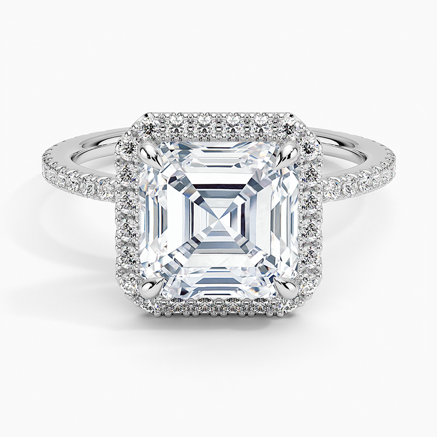 Halo Pave Ring