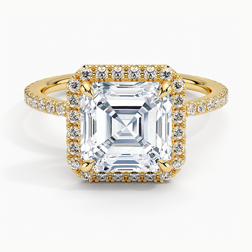Halo Pave Ring