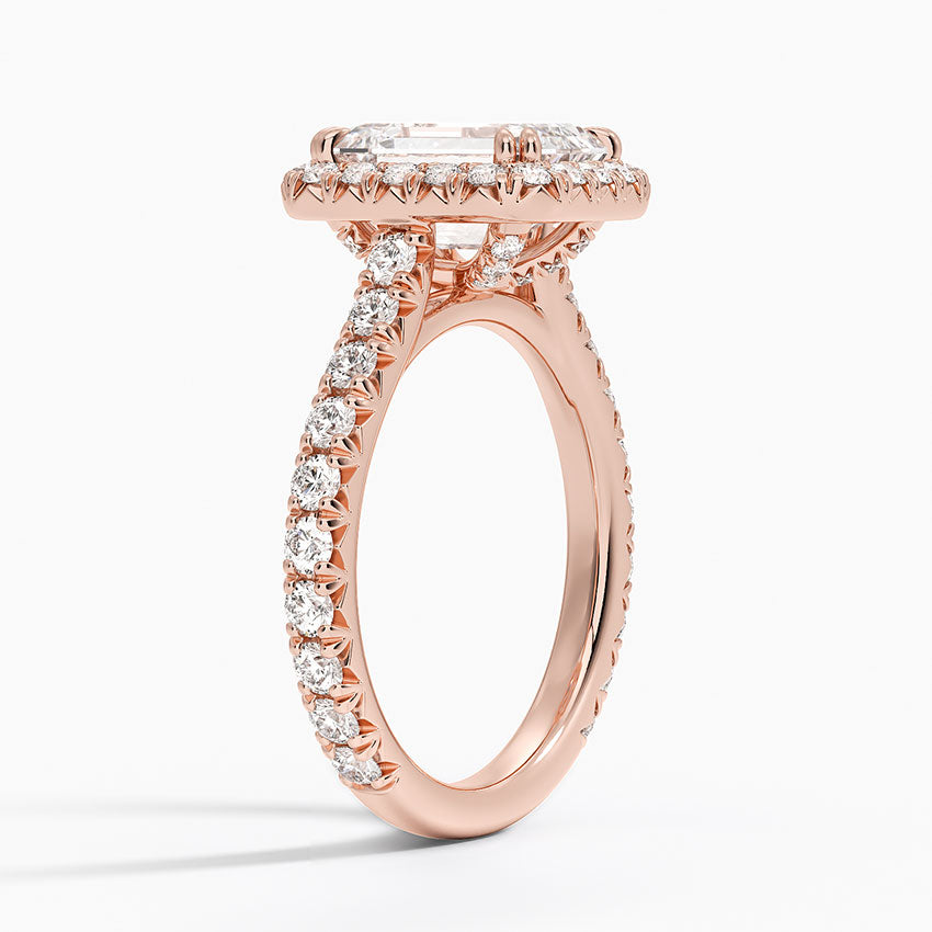 Halo Pave Ring