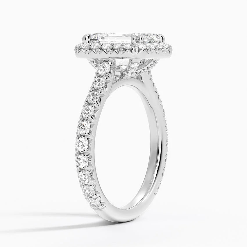 Halo Pave Ring
