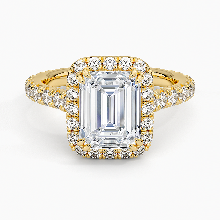 Halo Pave Ring