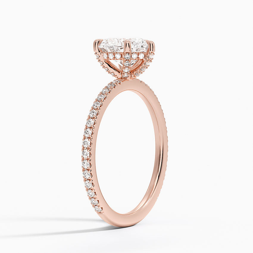 Halo Pave Ring