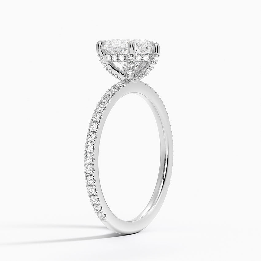 Halo Pave Ring