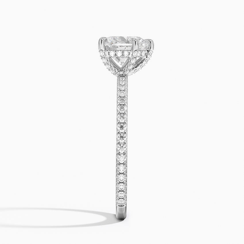 Halo Pave Ring