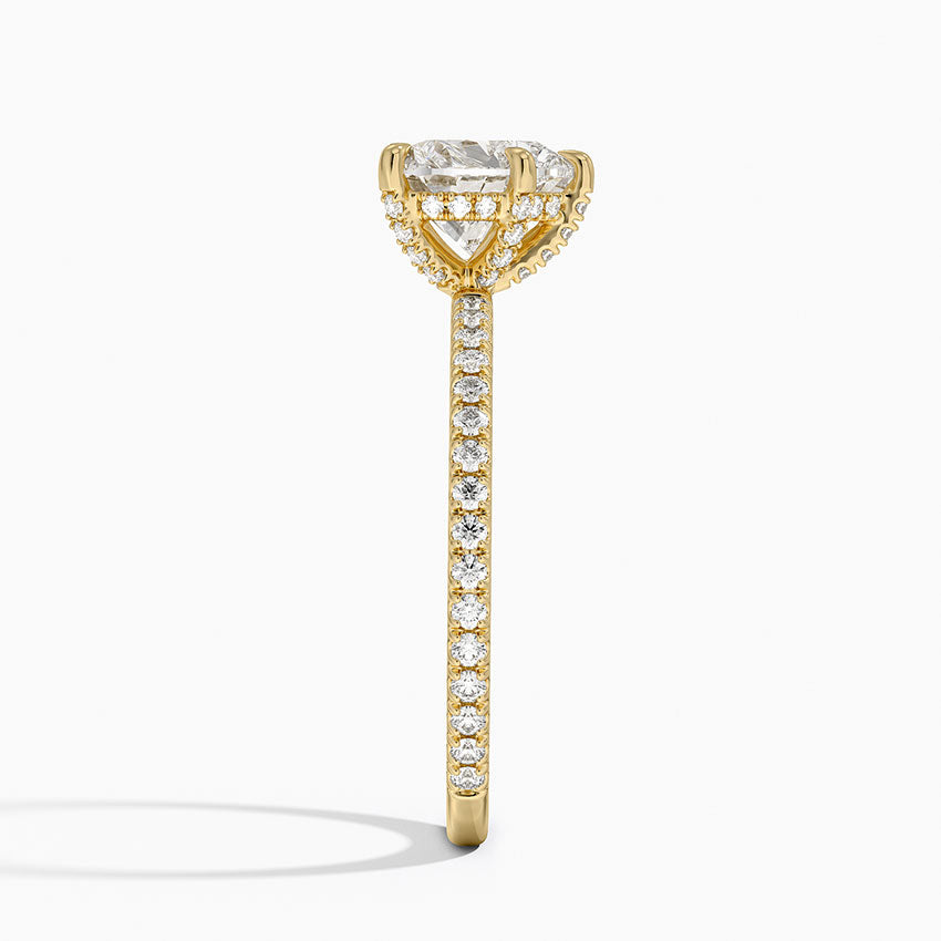 Halo Pave Ring