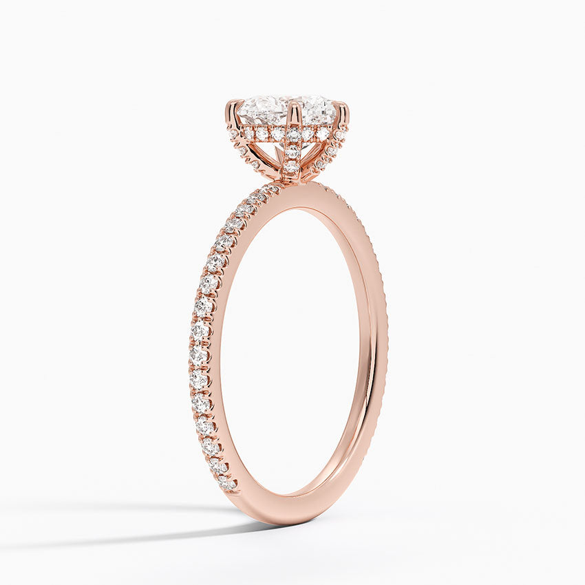 Halo Pave Ring