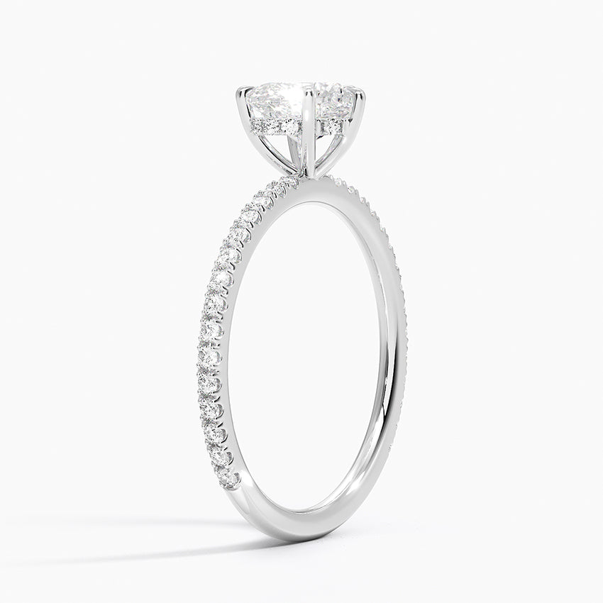 Halo Pave Ring
