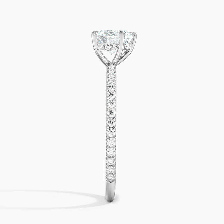 Halo Pave Ring