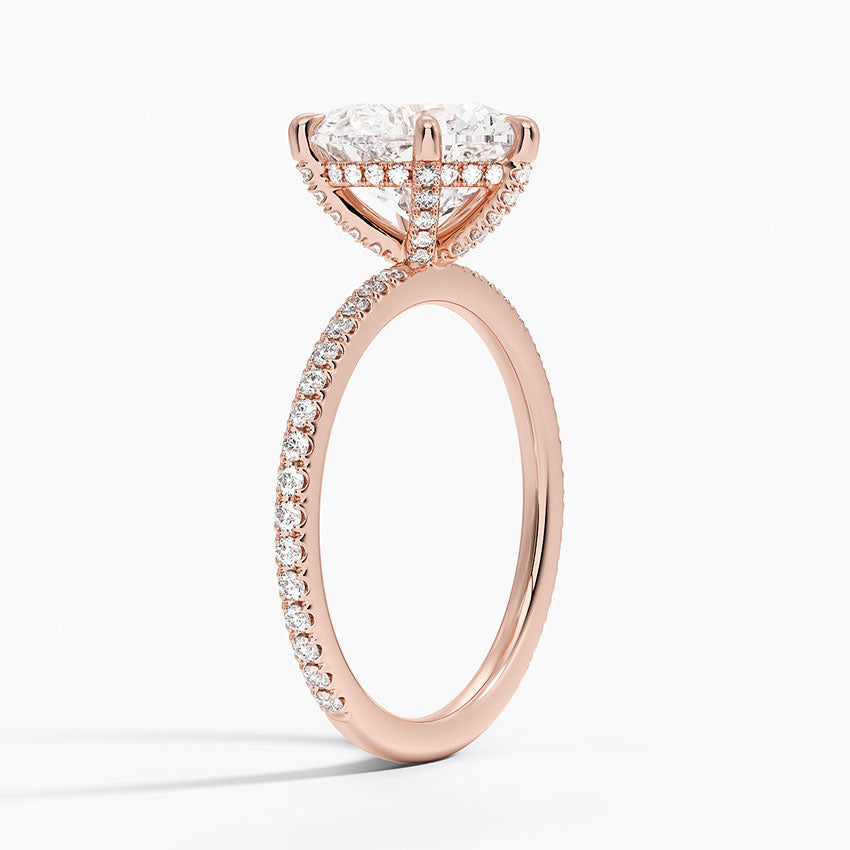 Halo Pave Ring