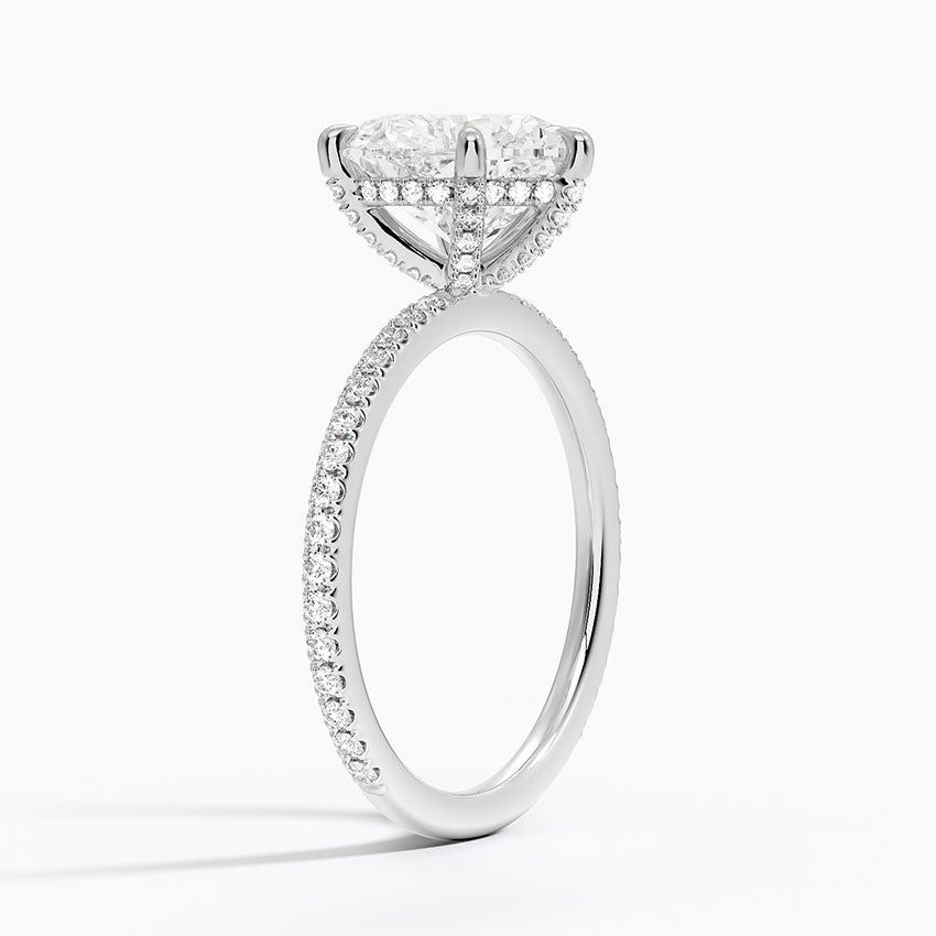 Halo Pave Ring