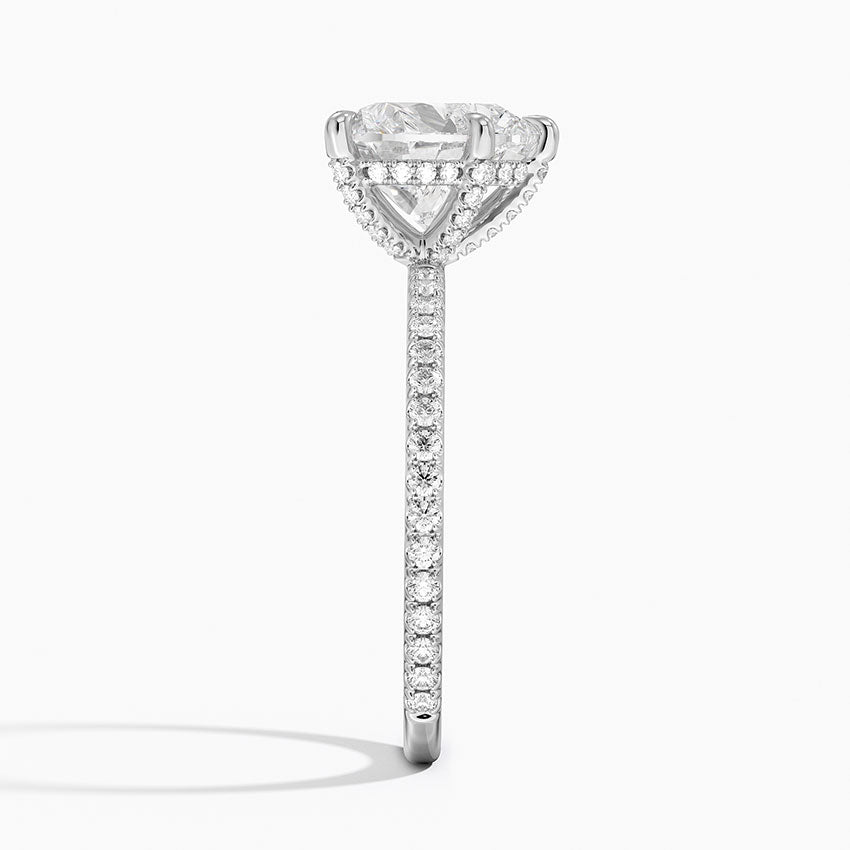 Halo Pave Ring
