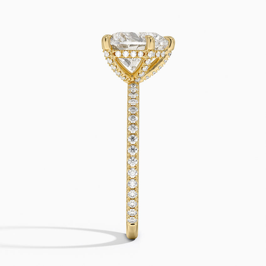 Halo Pave Ring