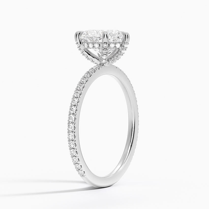 Halo Pave Ring
