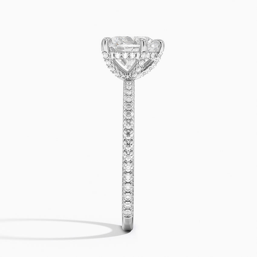 Halo Pave Ring