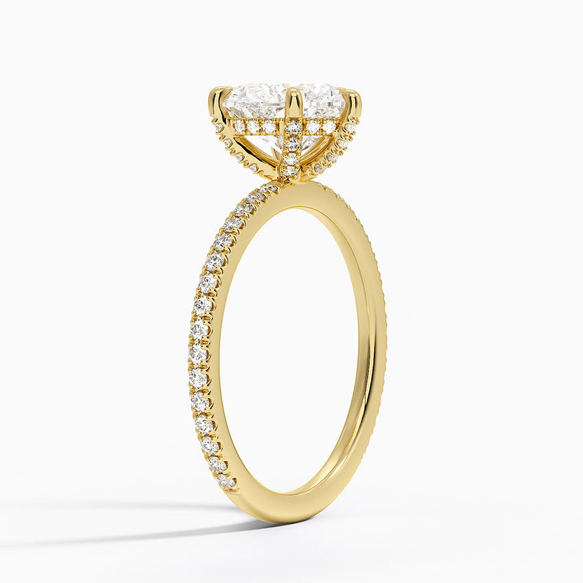 Halo Pave Ring