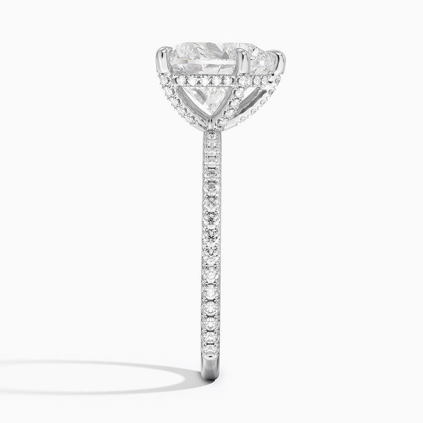 Halo Pave Ring