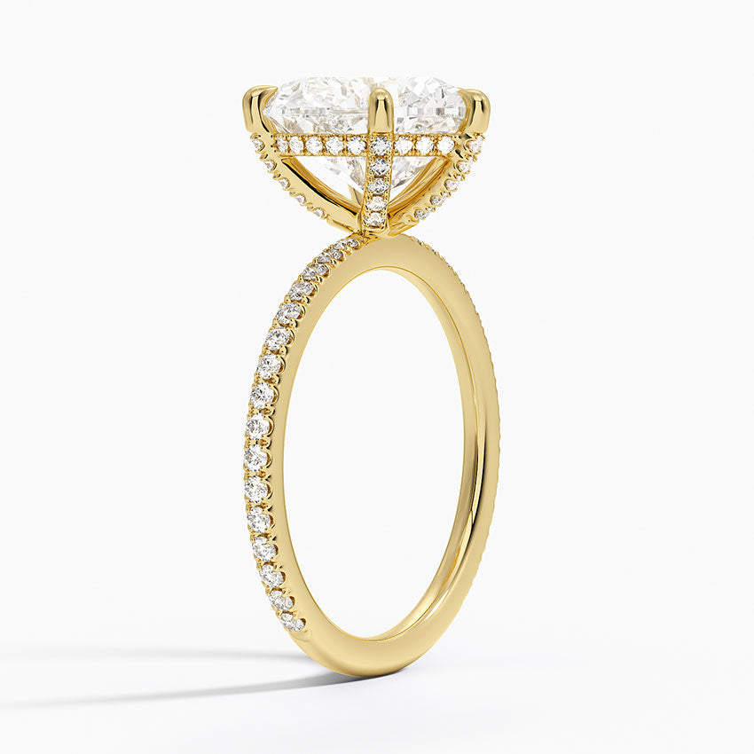 Halo Pave Ring
