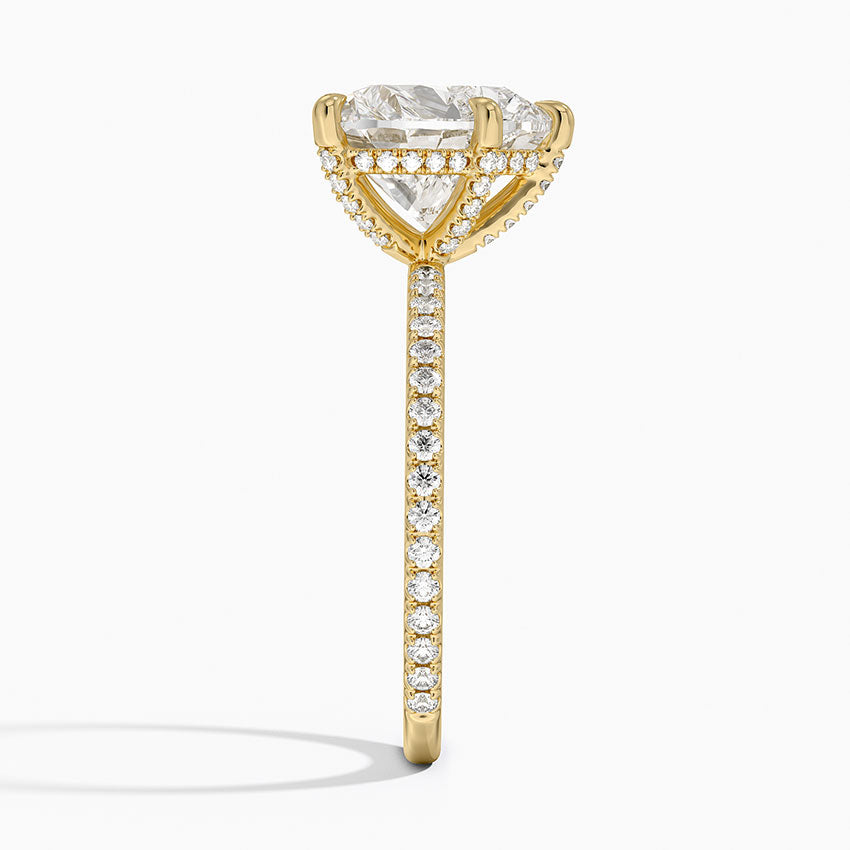 Halo Pave Ring