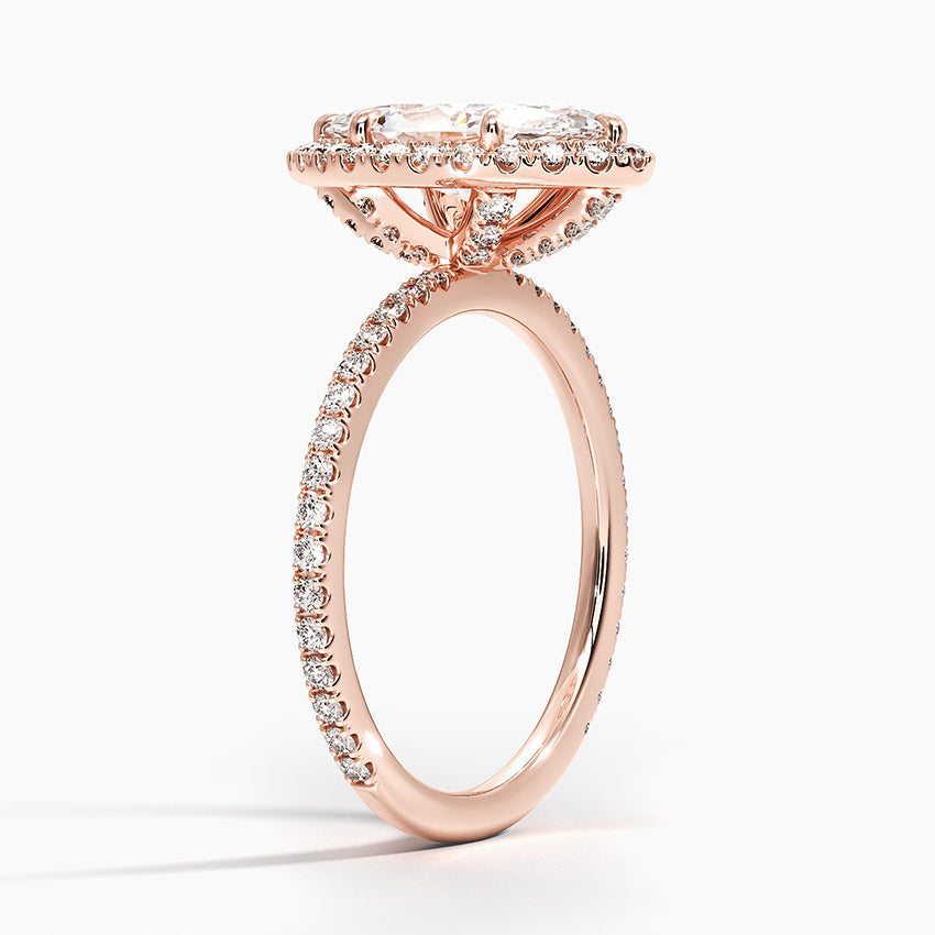 Halo Pave Ring