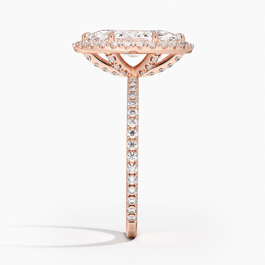 Halo Pave Ring