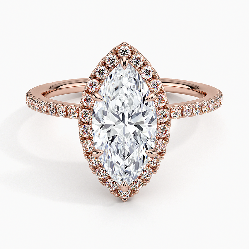 Halo Pave Ring