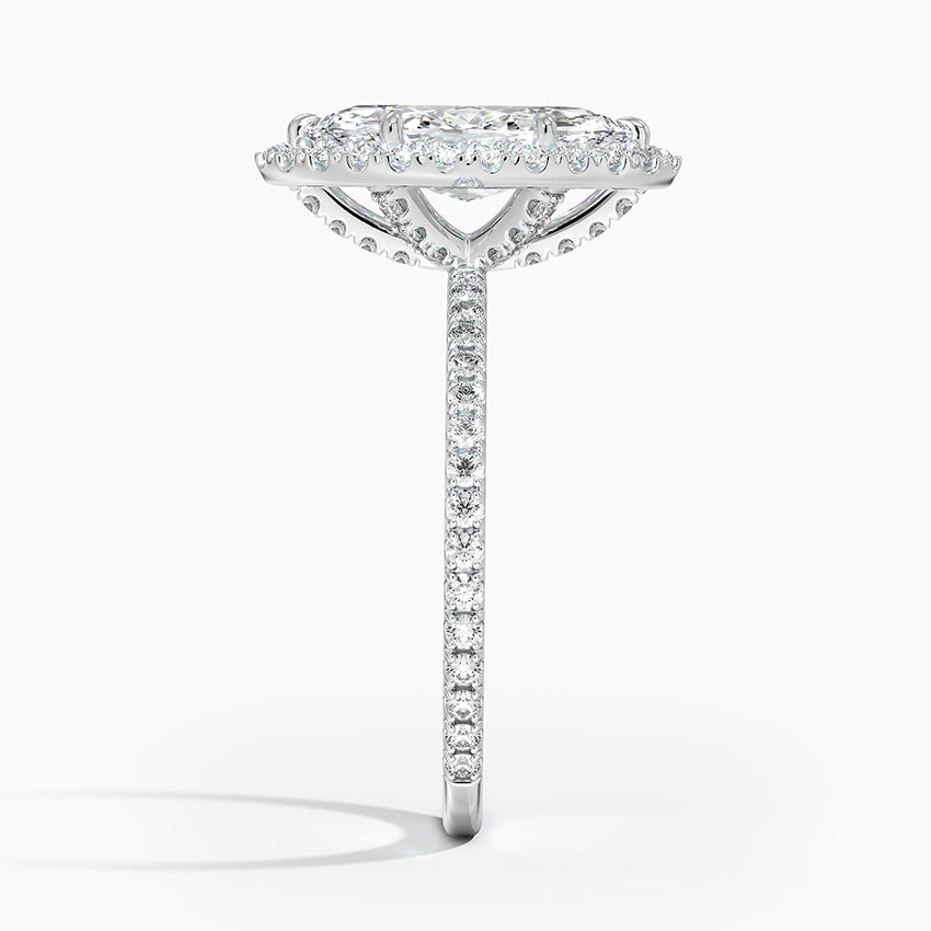 Halo Pave Ring