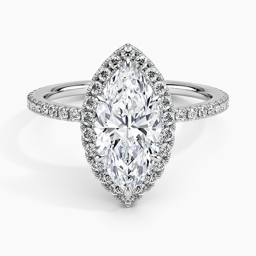 Halo Pave Ring