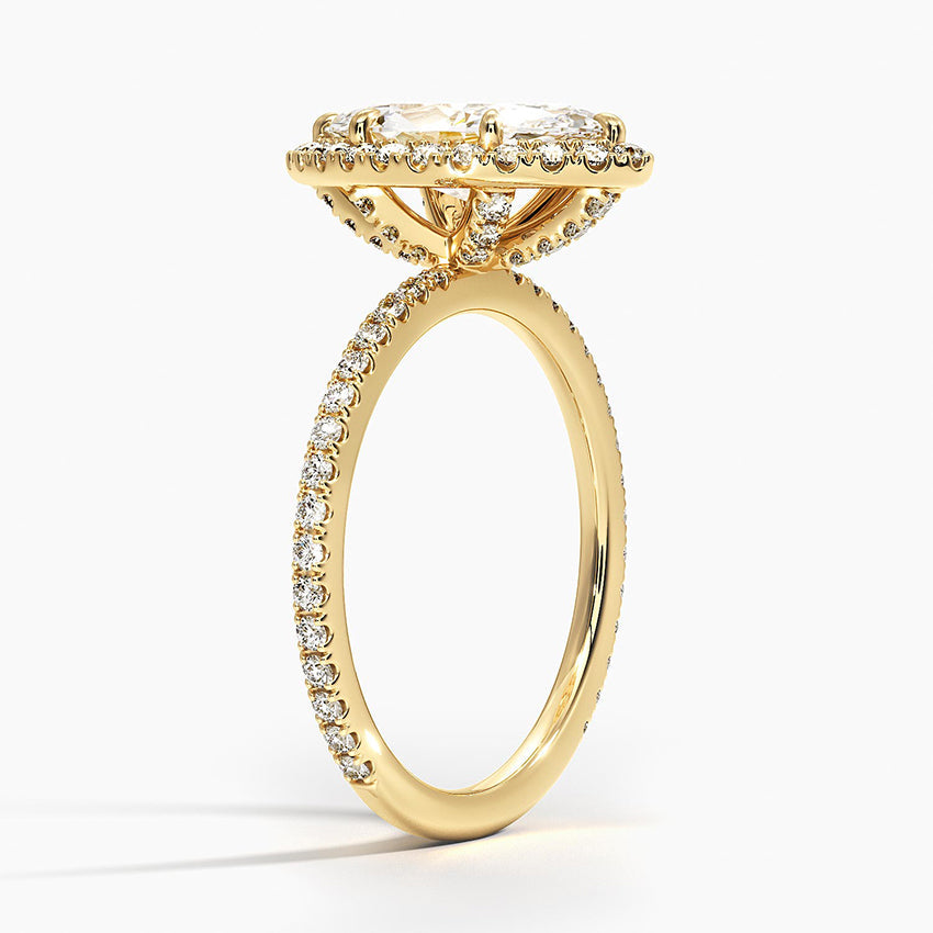 Halo Pave Ring