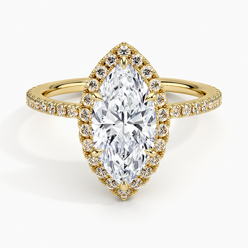 Halo Pave Ring