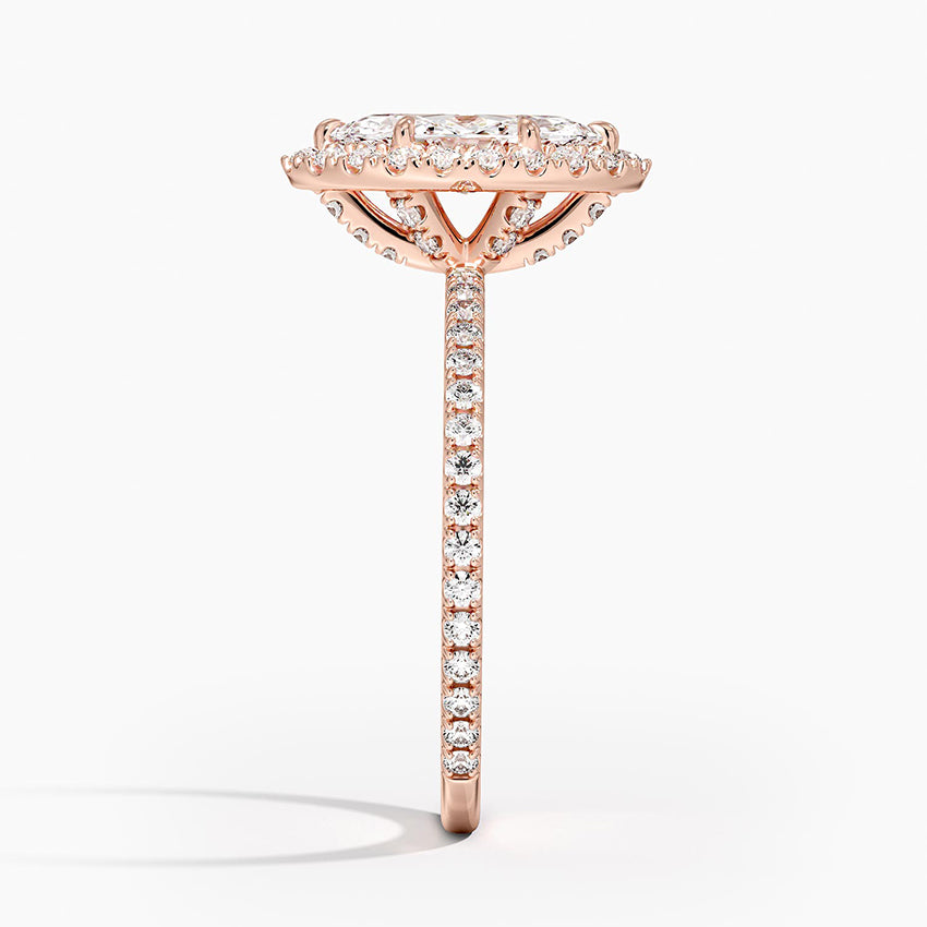 Halo Pave Ring