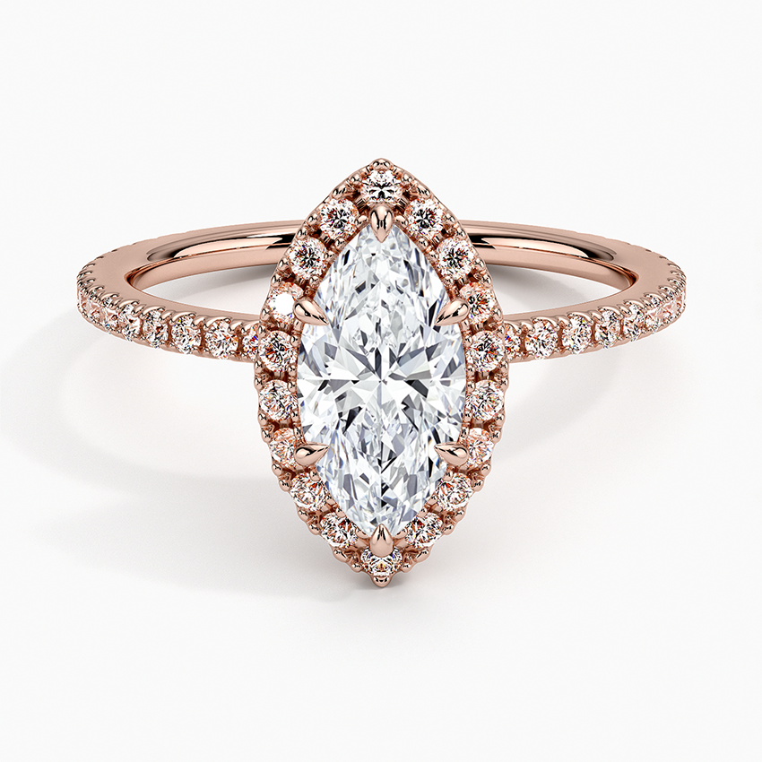 Halo Pave Ring