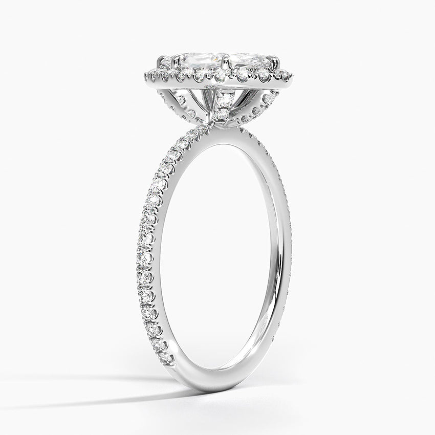 Halo Pave Ring