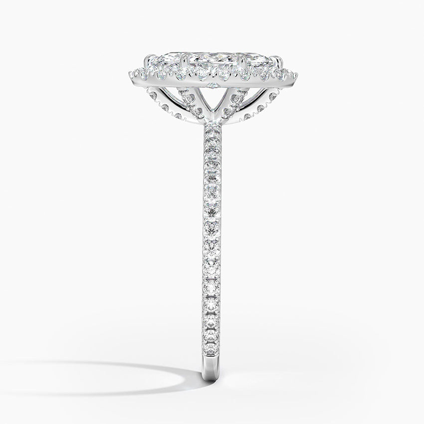 Halo Pave Ring
