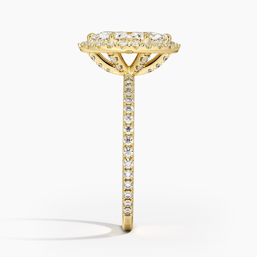 Halo Pave Ring