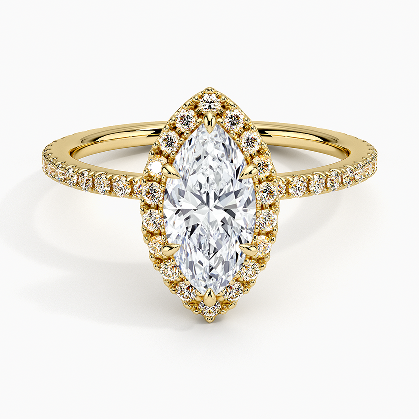 Halo Pave Ring