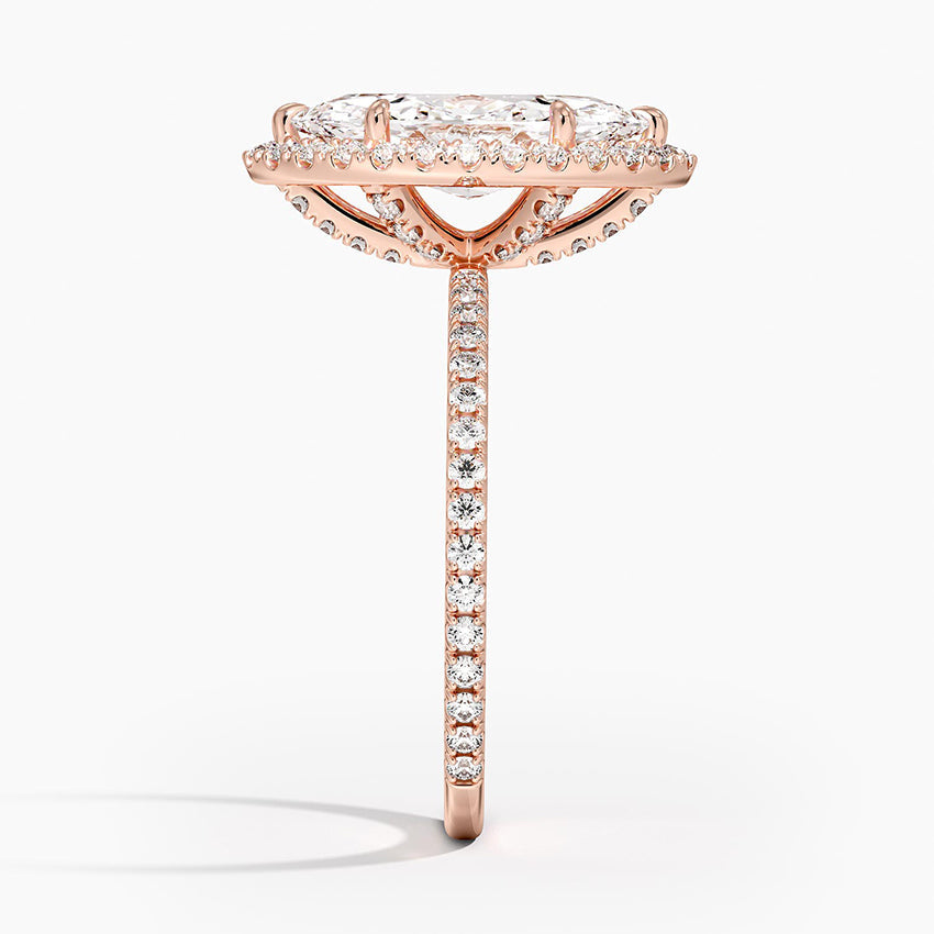 Halo Pave Ring